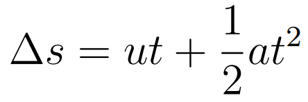 Third Kinematics Equation