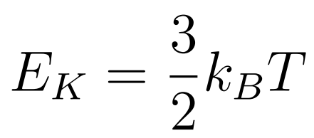 Kinetic Energy of a gas Formula/Equation IB